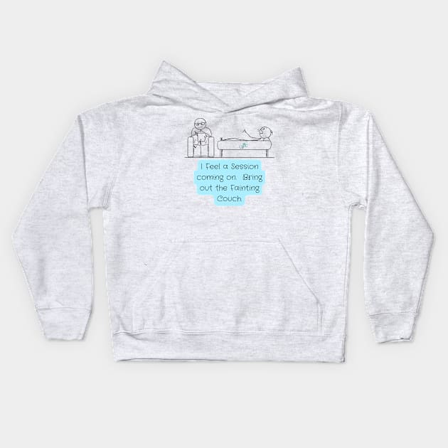 Fainting Couch Kids Hoodie by LibrosBOOKtique